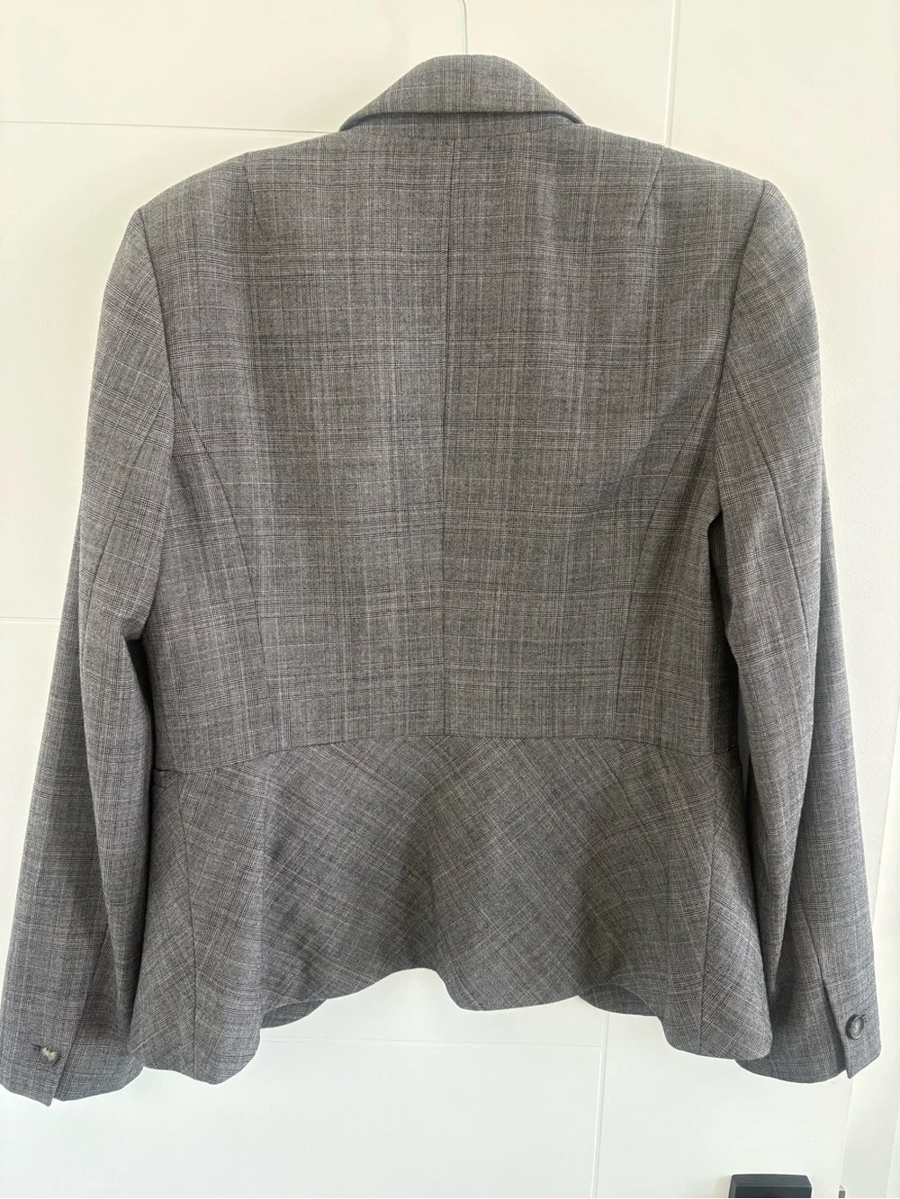 Banana Republic Gray Plaid Women's Blazer
